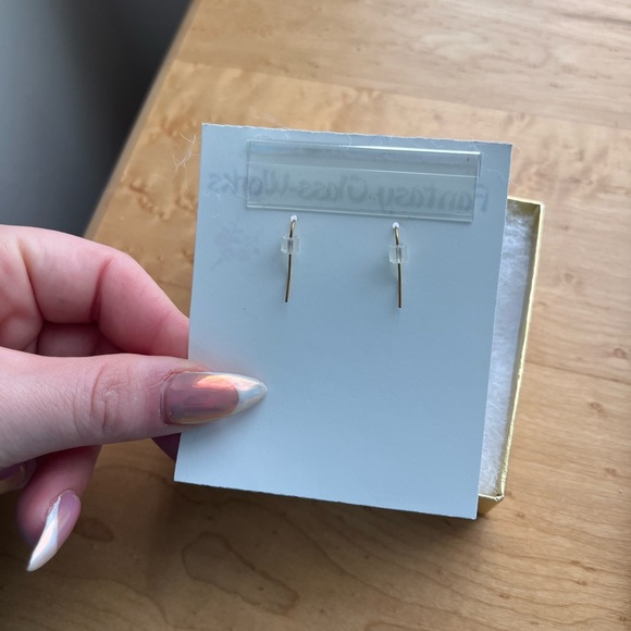 Floral Handmade Earrings - Picture 2 of 2